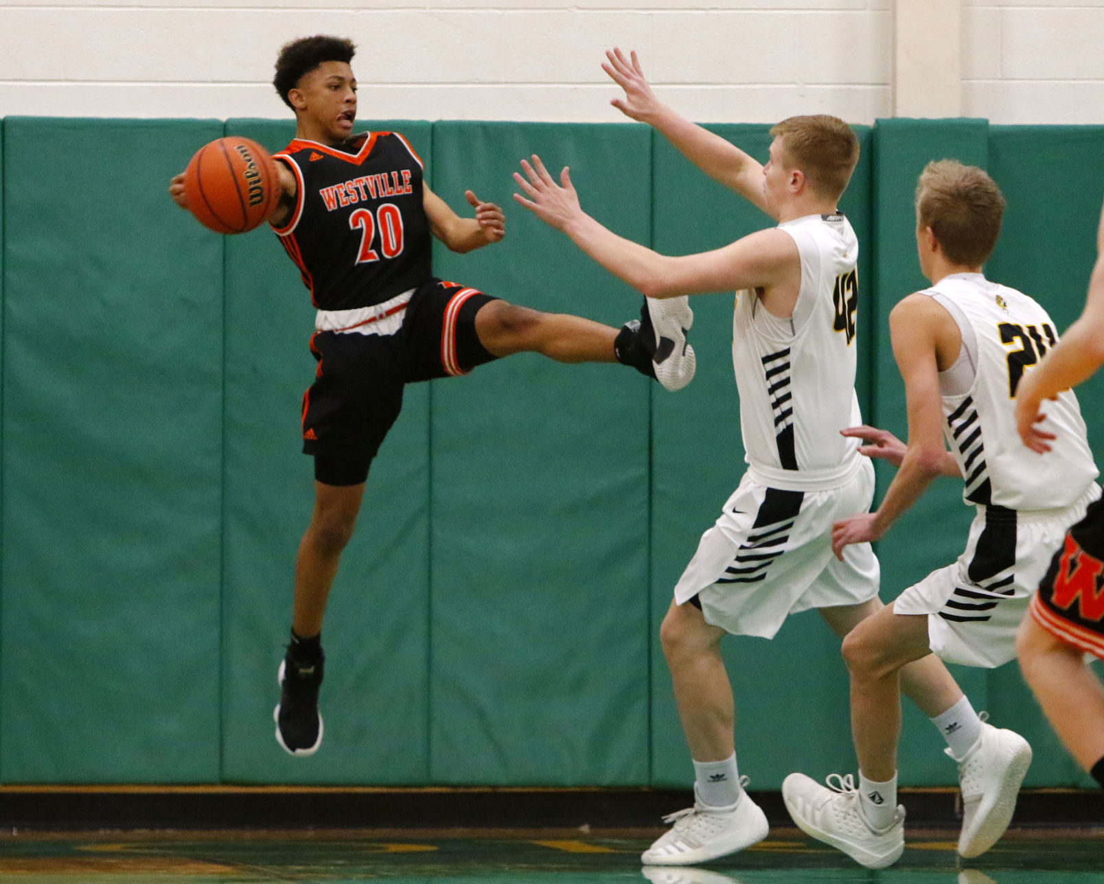 Boys basketball Class A sectional semifinal - Westville vs. Kouts